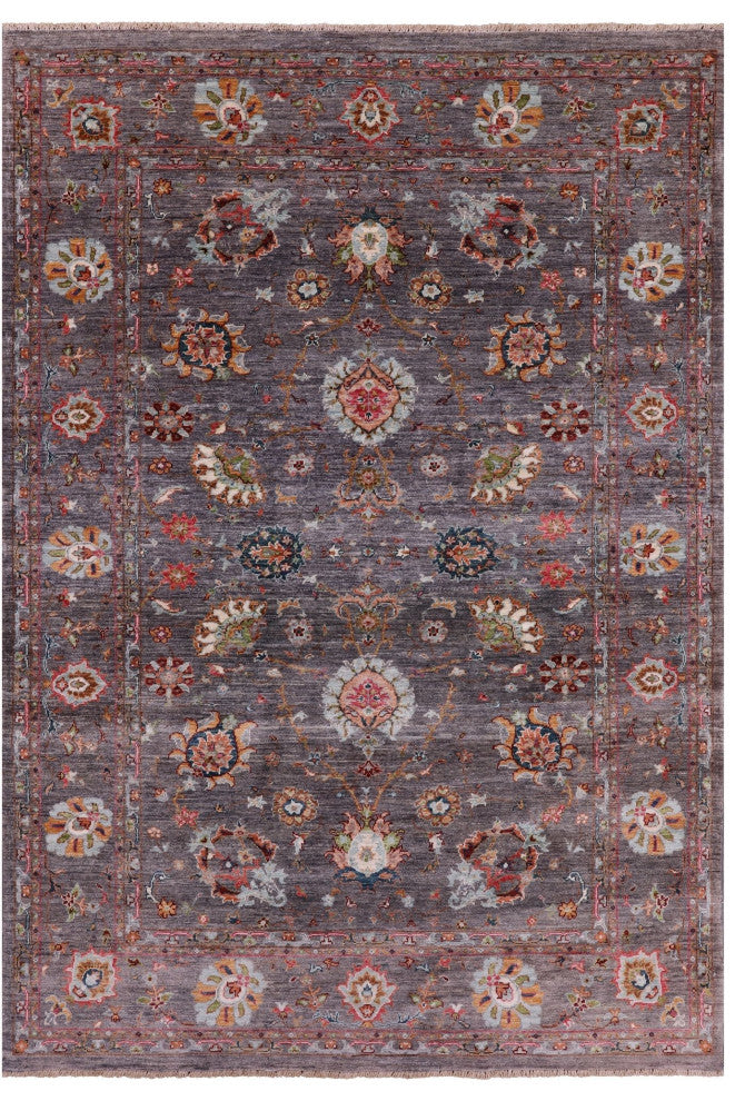 Hand-Knotted Persian Tabriz Wool Rug 5' 8" X 8' 1" Q5728