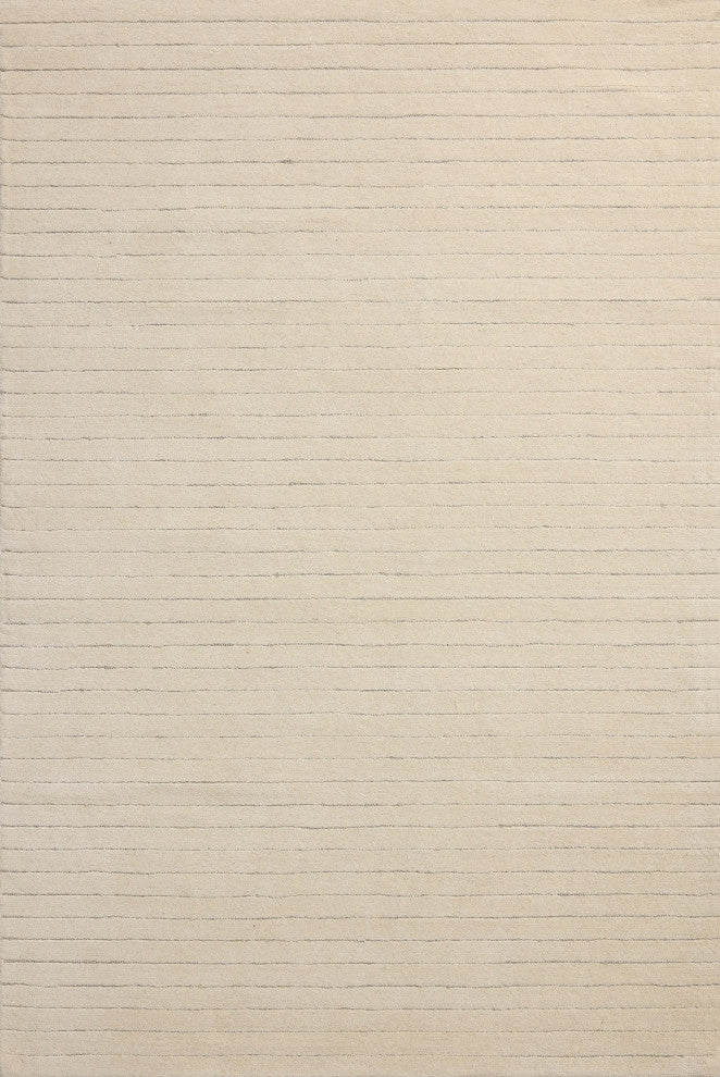 Chris Loves Julia x Loloi Henry Ivory / Dove 5'-0" x 7'-6" Area Rug