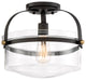 Jaxon Semi-Flush, Oil Rubbed Bronze