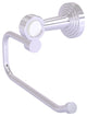 Pacific Beach Euro Style Groovy Accent Toilet Tissue Holder, Satin Chrome