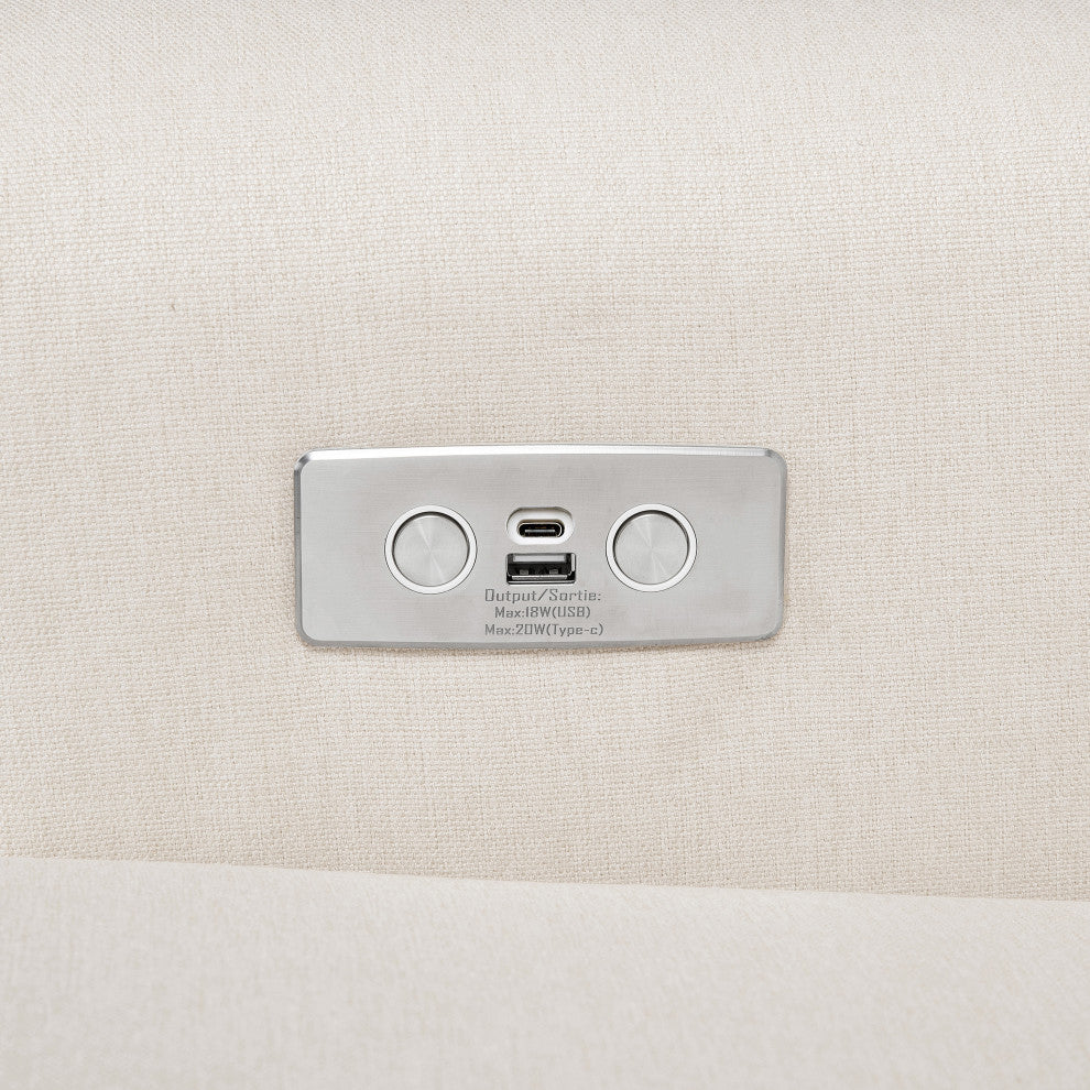 Harbour Electronic Recliner and Swivel Glider, Water Repellent/Stain Resistant