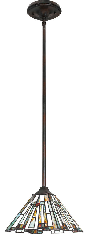 Quoizel TFMK1508VA One Light Mini Pendant, Valiant Bronze Finish
