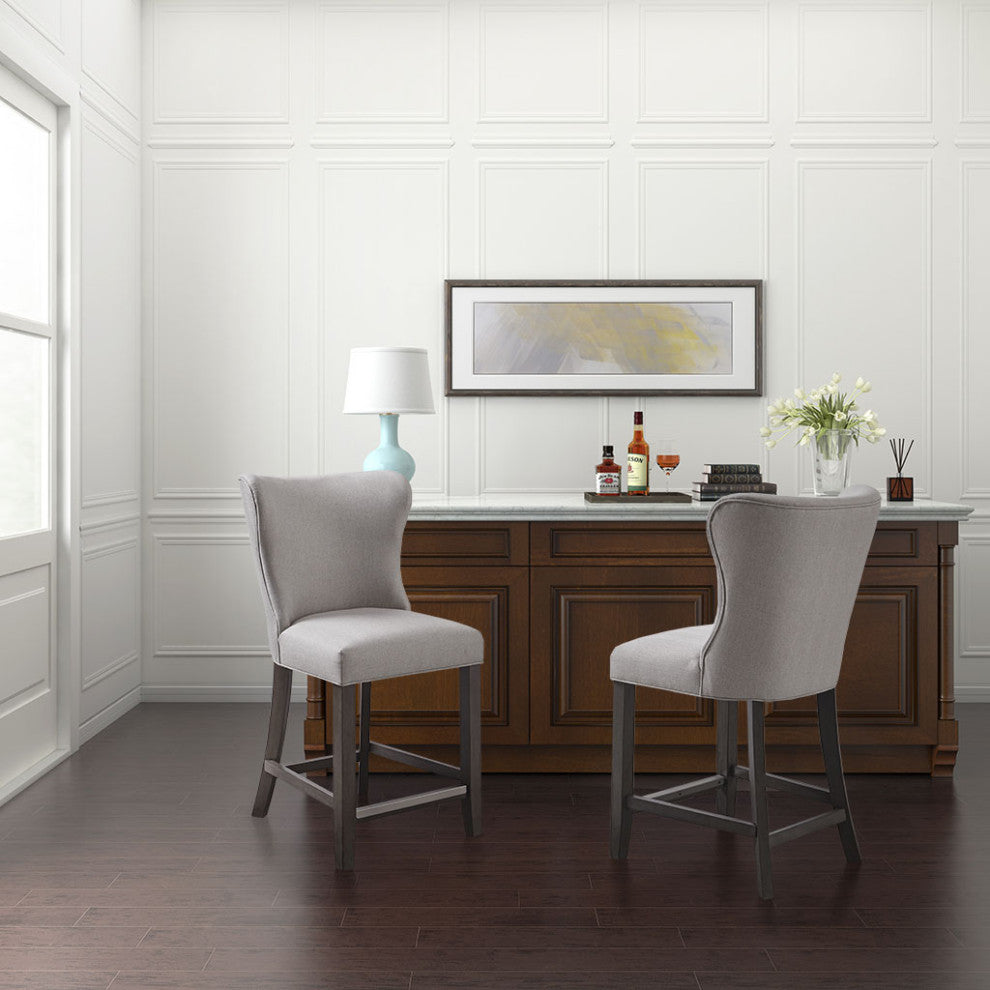 Madison Park Signature Helena Winged Counter Stools