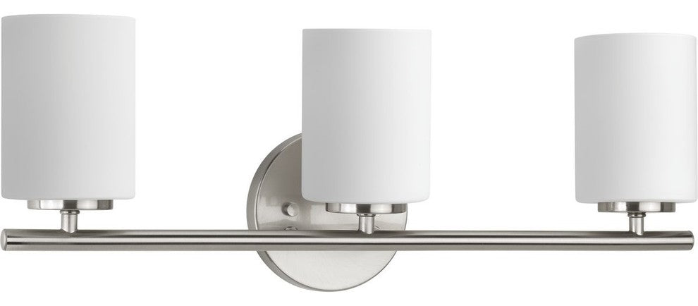 Replay 3-Light Bath Light, Brushed Nickel