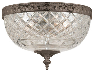 Crystorama Richmond 24% Lead Crystal Flush Mount