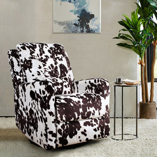 Polyester 27.2" Recliner Chairs, Brown