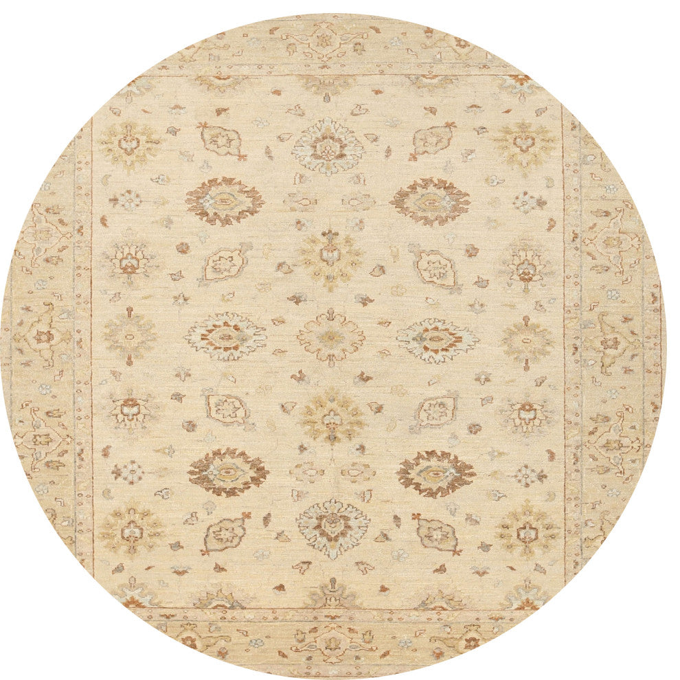 Ahgly Company Indoor Round Traditional Area Rugs, 3' Round