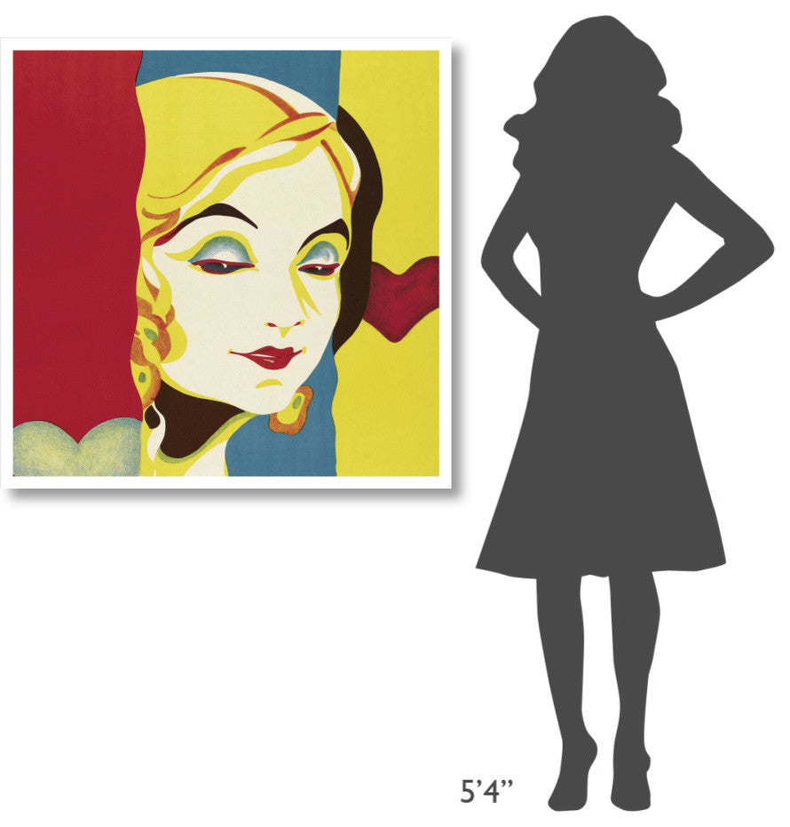 "Vintage Film Posters: Seduction "Erotik" - Detail" Print, 38"x38"