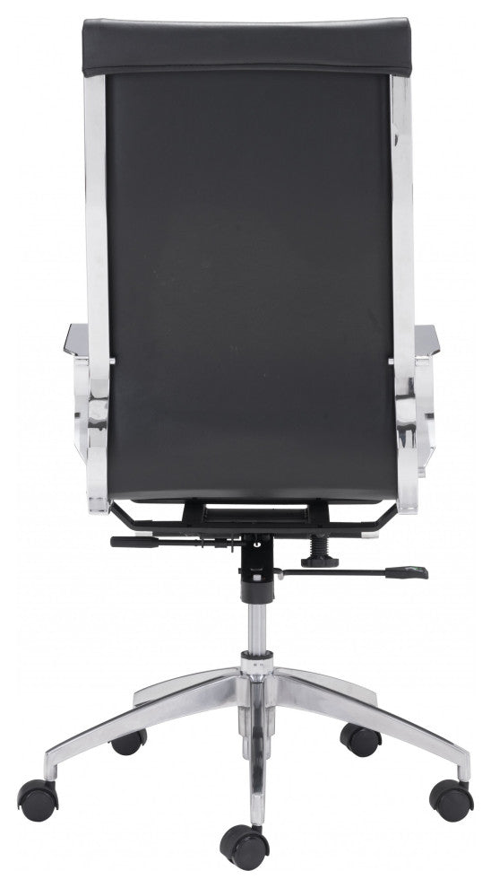 Black Ergonomic Conference Room High Back Rolling Office Chair