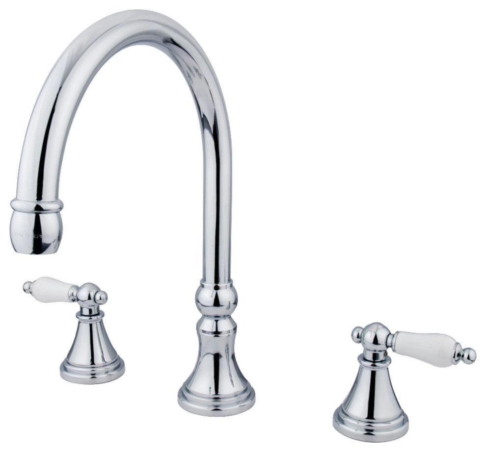 Kingston Brass Roman Tub Faucet, Polished Chrome