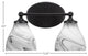Capri 2-Light Bath Bar, Matte Black/Onyx Swirl