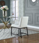 Bryce Faux Leather Upholstered Dining Chair, Set of 2, White