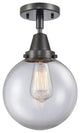 INNOVATIONS LIGHTING 447-1C-BK-G202-8 Beacon Flush Mount
