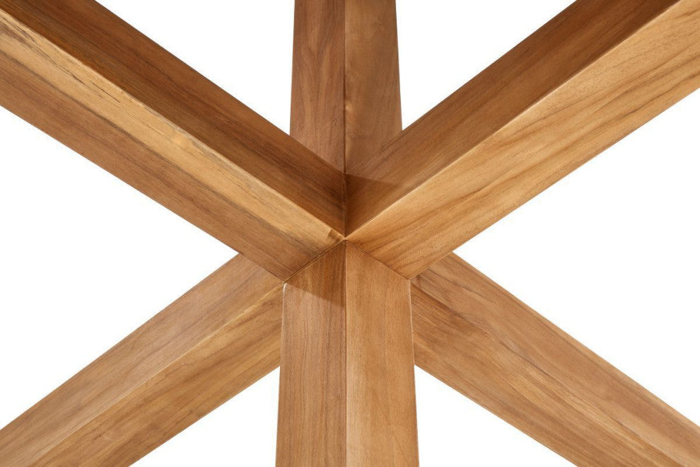 Winston All-Natural Teak Outdoor 60" Round Dining Table