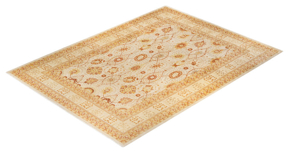 Mogul, One-of-a-Kind Hand-Knotted Area Rug Ivory, 10'4"x14'3"