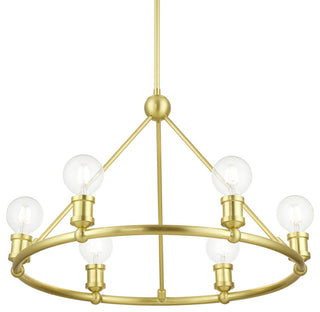 Lansdale 6 Light Satin Brass Chandelier