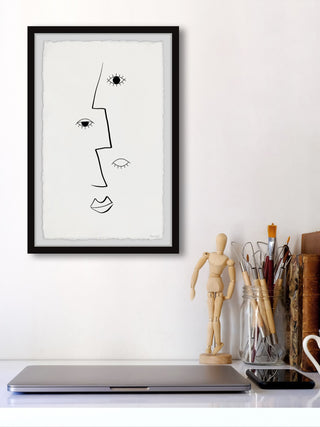"Watching Eyes" Framed Painting Print, 20x30