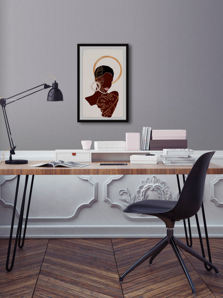 "Resilient" Framed Painting Print, 12x18