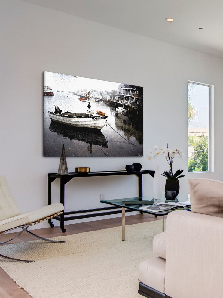 "Still Dock" Fine Art Canvas Print, 24"x16"