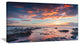 "Passero Cape Spring Sunrise" Seashore Canvas Photo Print, 40"x20"