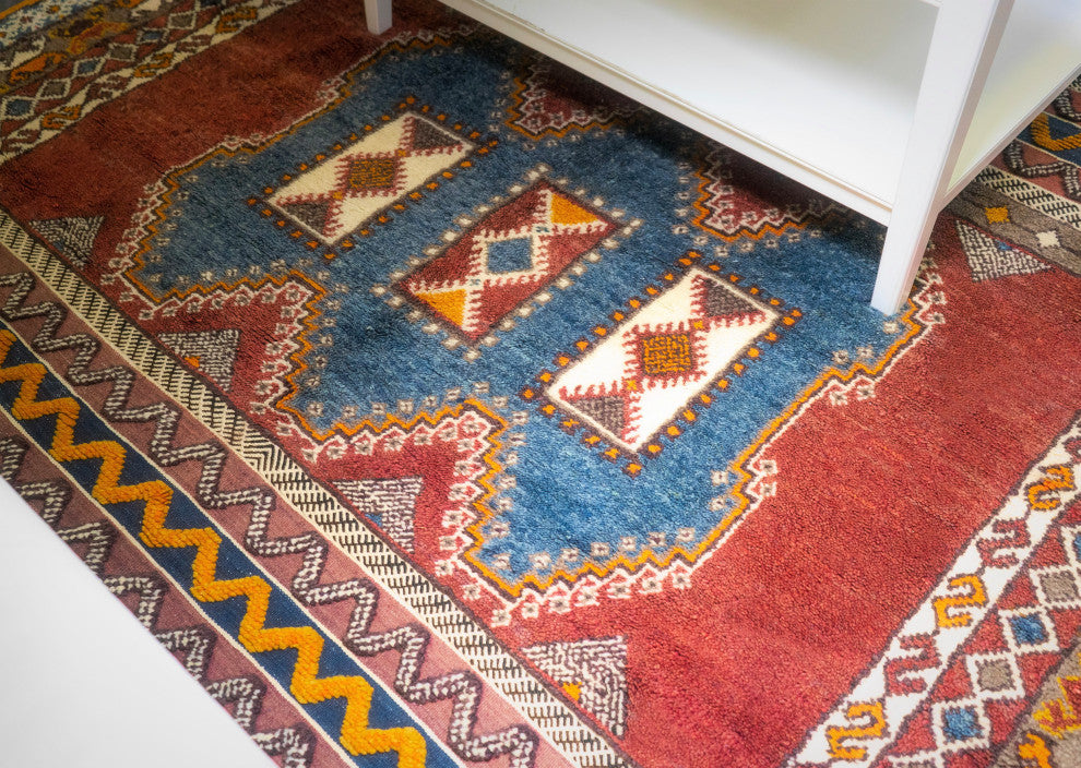 Marrakech Moroccan Area Rug, Multicolor , 132''x 76''