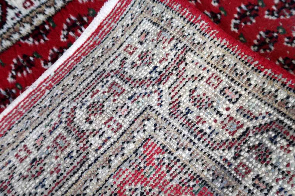 Handmade Vintage Indian Seraband Rug 3'x5.1', 93cmx158cm, 1970s