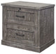 Lateral File With Locking Legal/Letter File Drawer, Fully Assembled, Gray