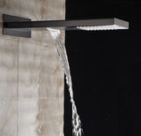 Fiego Oil Rubbed Bronze Shower Square Shower Set