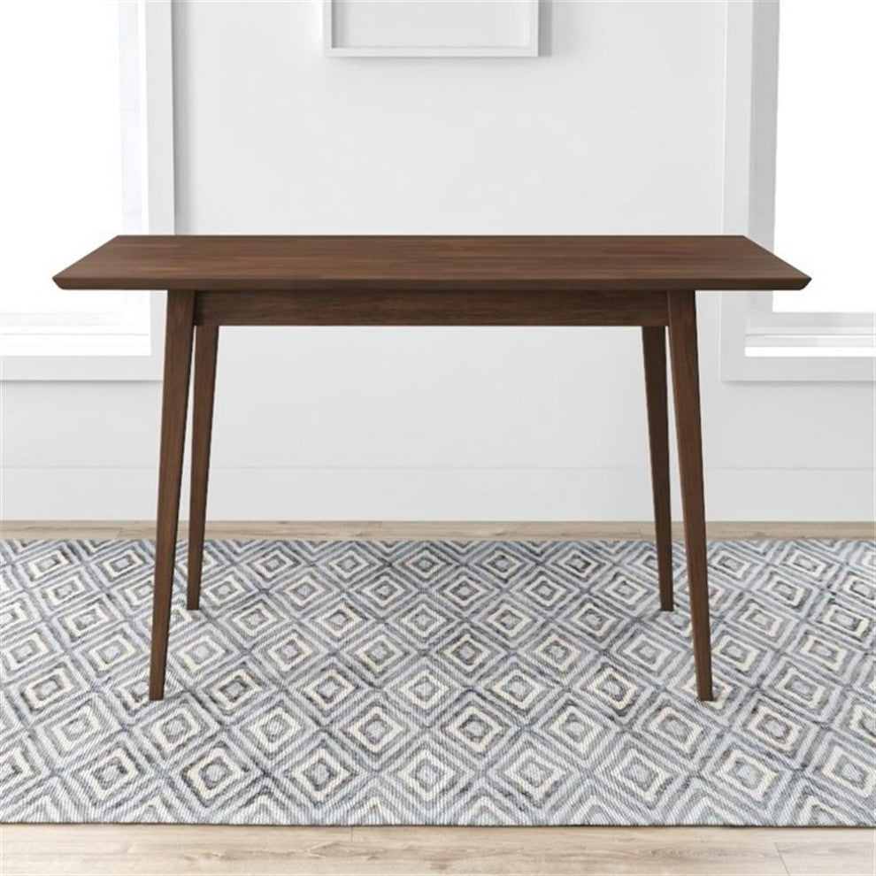 Verona Modern Style Solid Wood Walnut Rectangular Kitchen&Dining Room Table