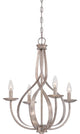 Quoizel SER5004IF Four Light Chandelier Serenity Italian Fresco