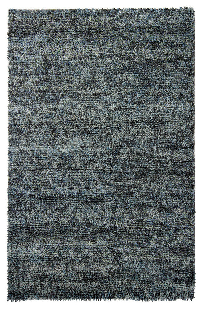 Ambiance Contemporary Area Rug, Blue Gray, 9''x13'' Rectangle
