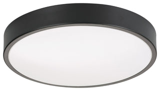 Octavia, LED Flush Mount, 14", Black