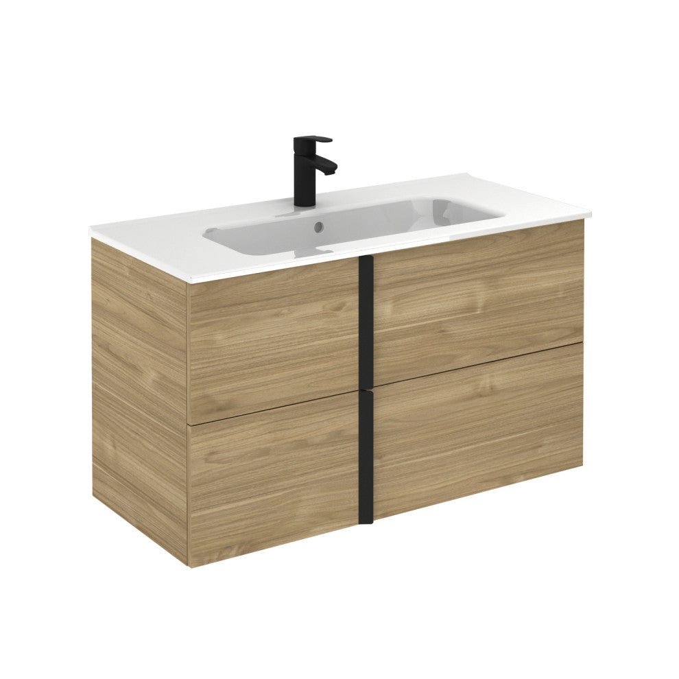 UNIT 40" ONIX 2DR Toffee Walnut With Ceramic Top