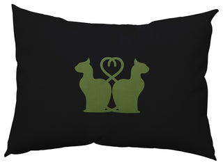 Halloween Cats Accent Pillow, Scallion, 14"x20"
