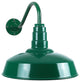 Short Neck Barn Lighting - The Gardena Farmhouse Style Steel Light, Green