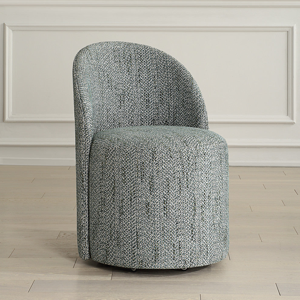 Uttermost Roll With It Teal Dining Chair