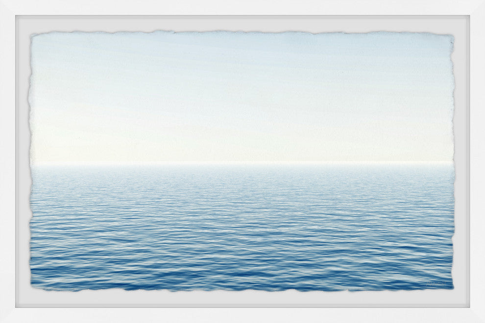"Ocean Time" Framed Painting Print, 12x8