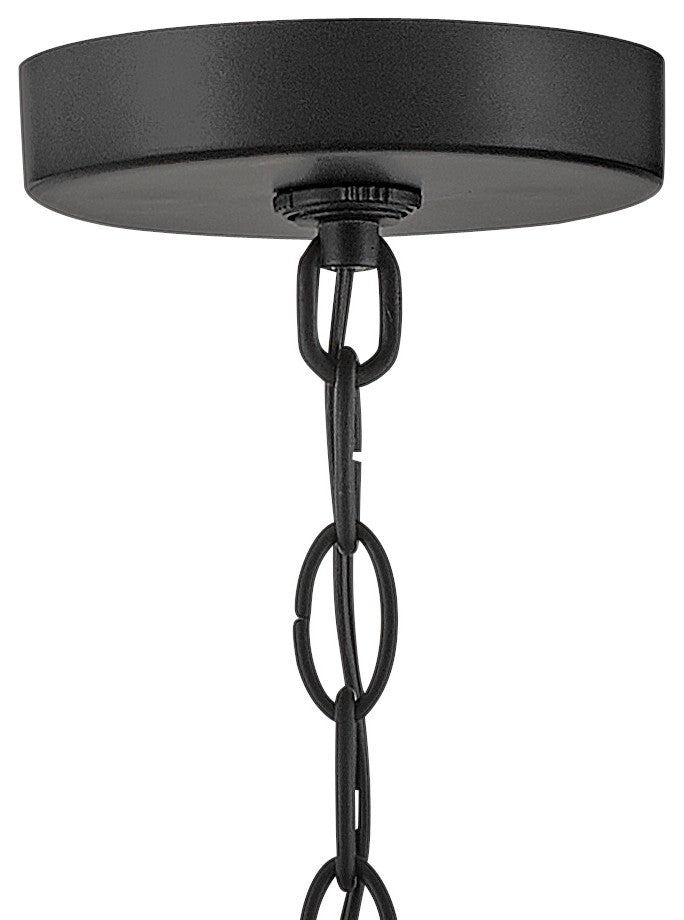 Dawson LED Hanging Lantern, Black
