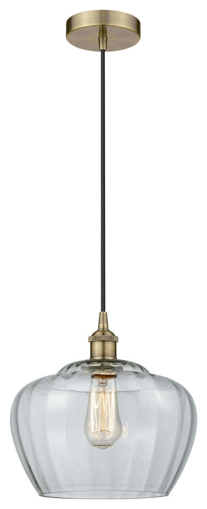 Innovations 616-1P-AB-G92-L-LED 1 Light 11" Mini Pendant, Antique Brass