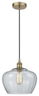 Innovations 616-1P-AB-G92-L-LED 1 Light 11" Mini Pendant, Antique Brass