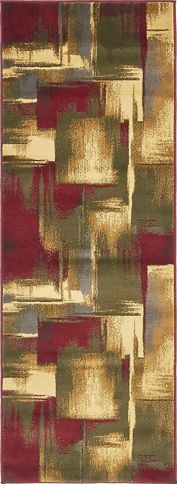 Unique Loom Multicolored Barista Timor 2' 2 x 6' 0 Runner Rug