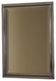 Rook Beveled Mirror, Dark Smoke Finish