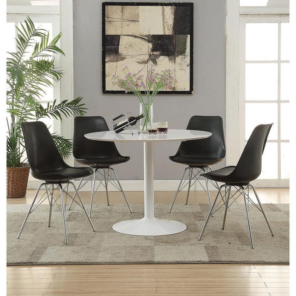 Lowry Round Dining Table White