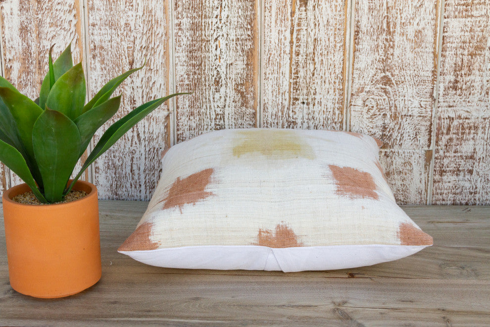 Tovi Organic Silk Ikat Pillow