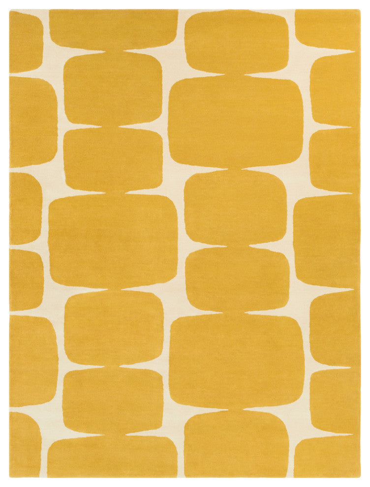 Surya Scion SCI-36 Modern Area Rug, Mustard, 8' x 11' Rectangle