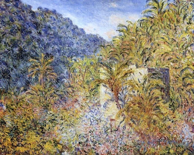 Claude Oscar Monet The Valley of Sasso, Gallery Wrapped Canvas Print, 20"x25"