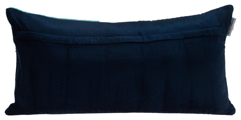 Parkland Collection Hiro Navy Throw Pillow
