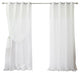 Floral Lace Overlay Curtains, 84"