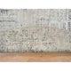 Gray Hand Knotted Modern Natural Wool Round Oriental Rug, 13'9"x13'9"