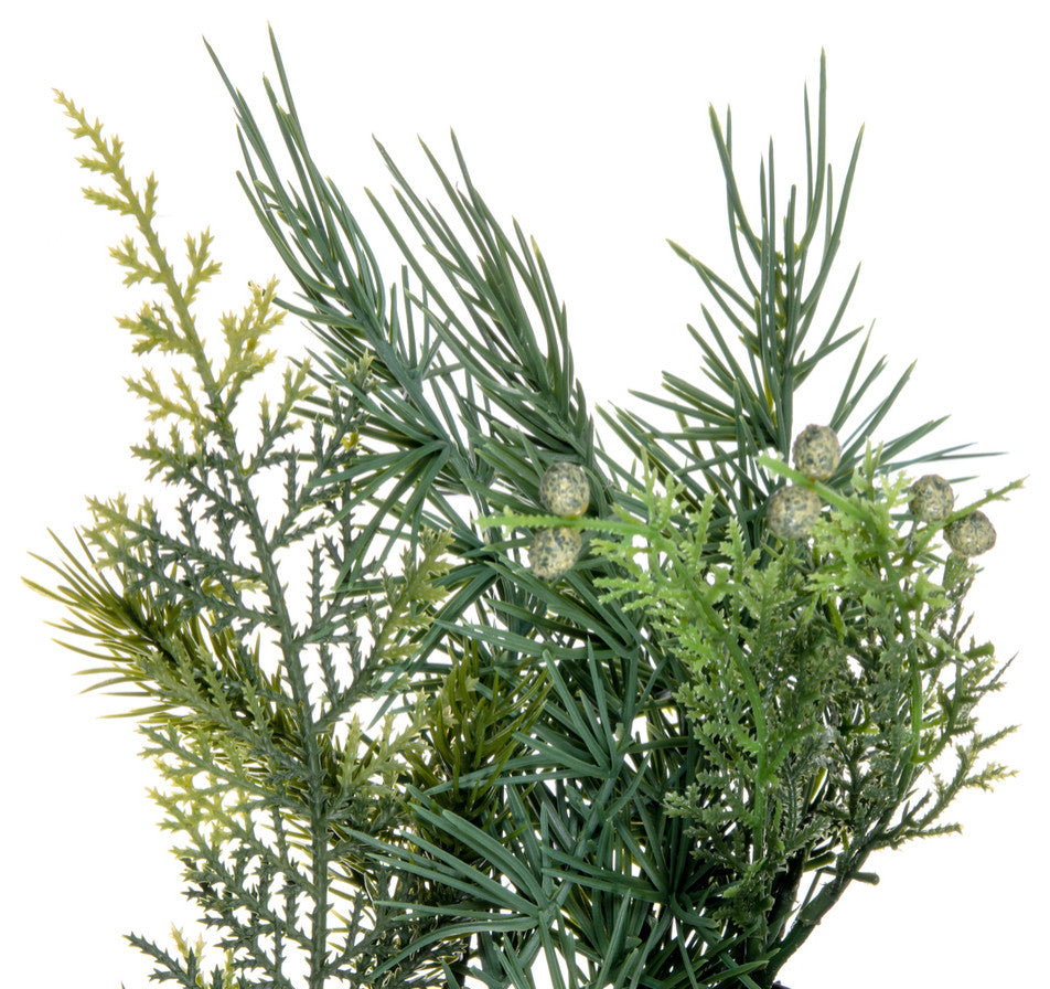 Vickerman 28" Mixed Fern Cedar Wreath
